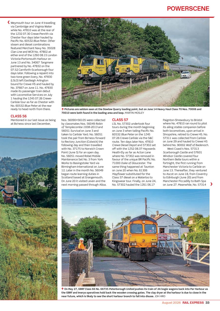 Rail Express Preview Pages