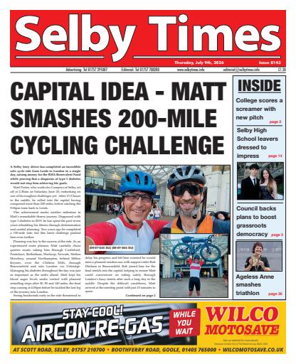 Selby Times issue 