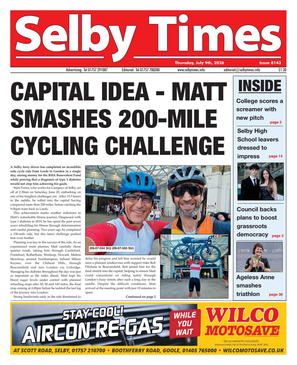 Selby Times Preview Pages