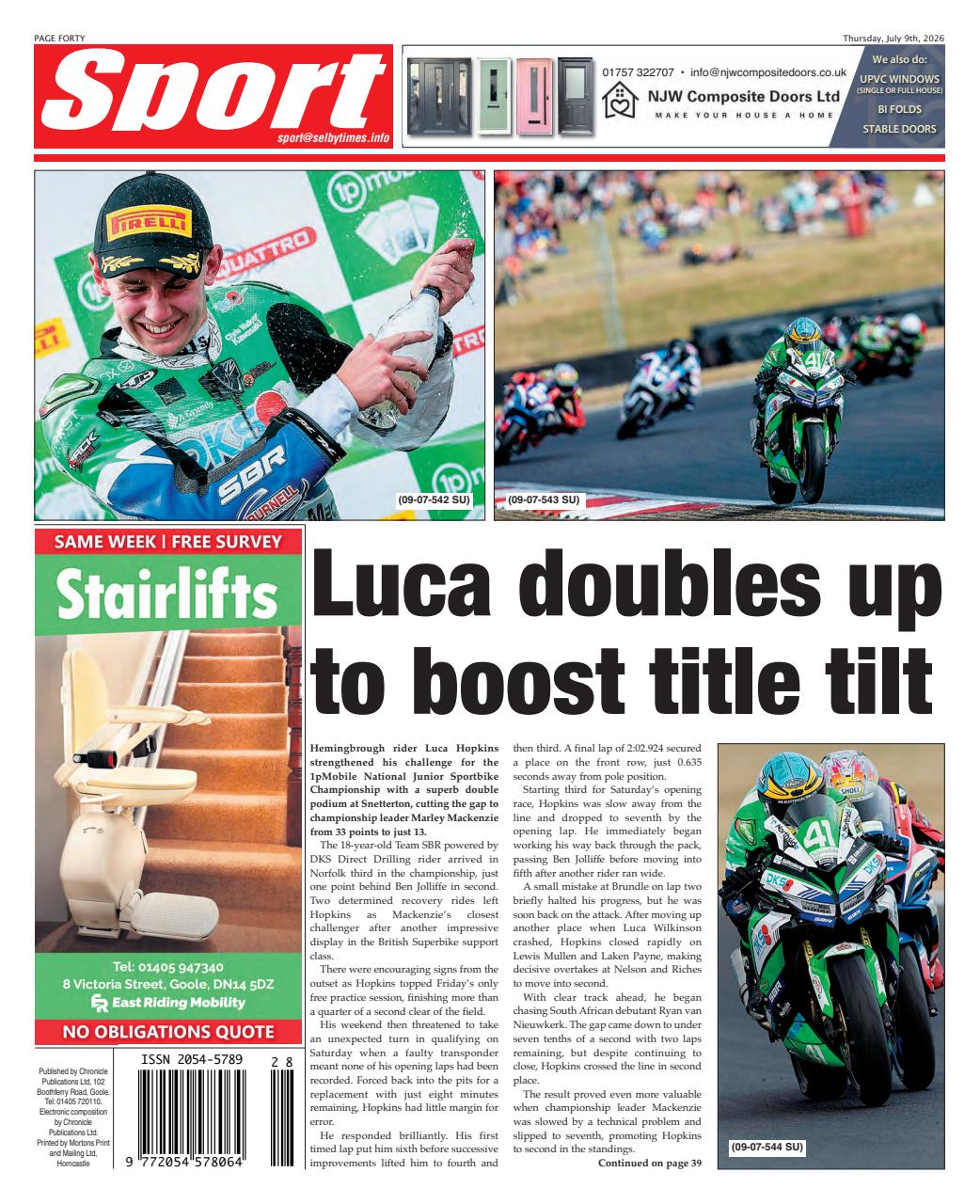 Selby Times Preview Pages