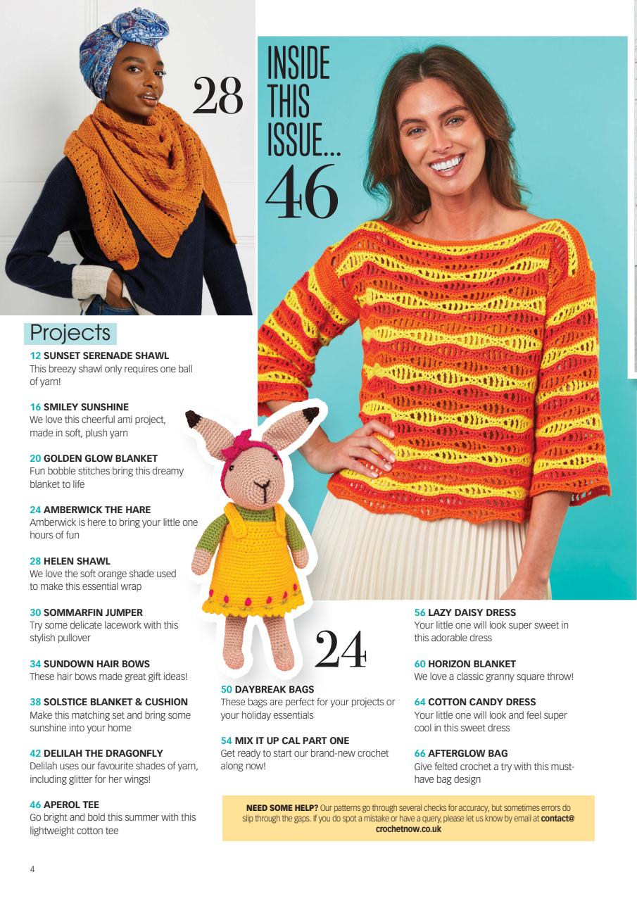 Crochet Now Magazine Preview Pages
