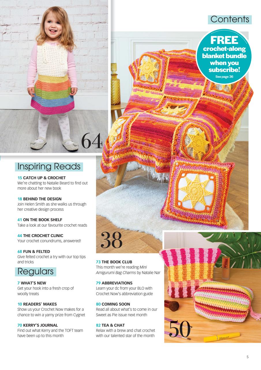 Crochet Now Magazine Preview Pages