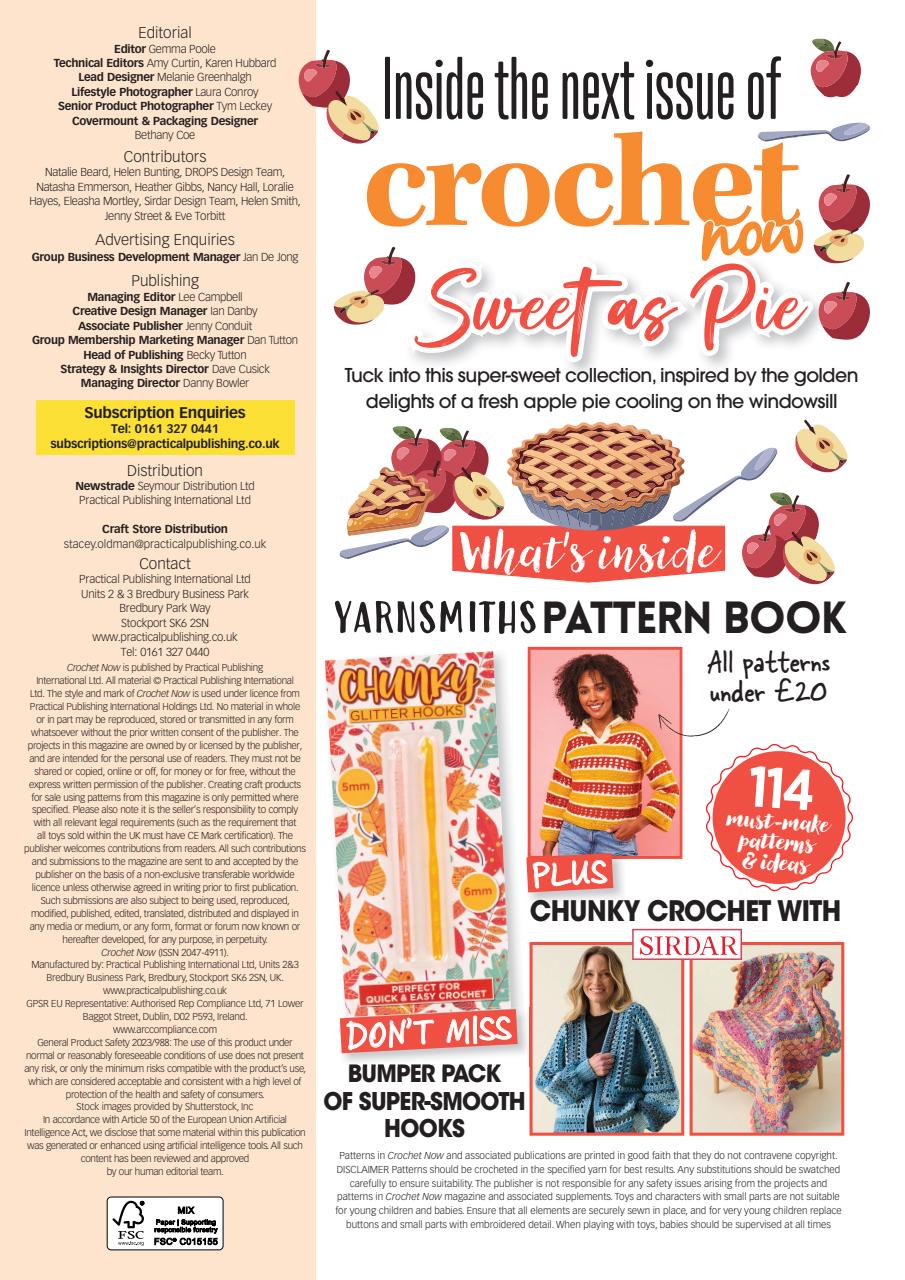 Crochet Now Magazine Preview Pages