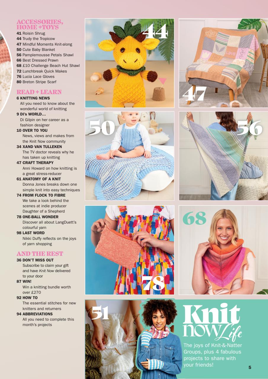 Knit Now Preview Pages