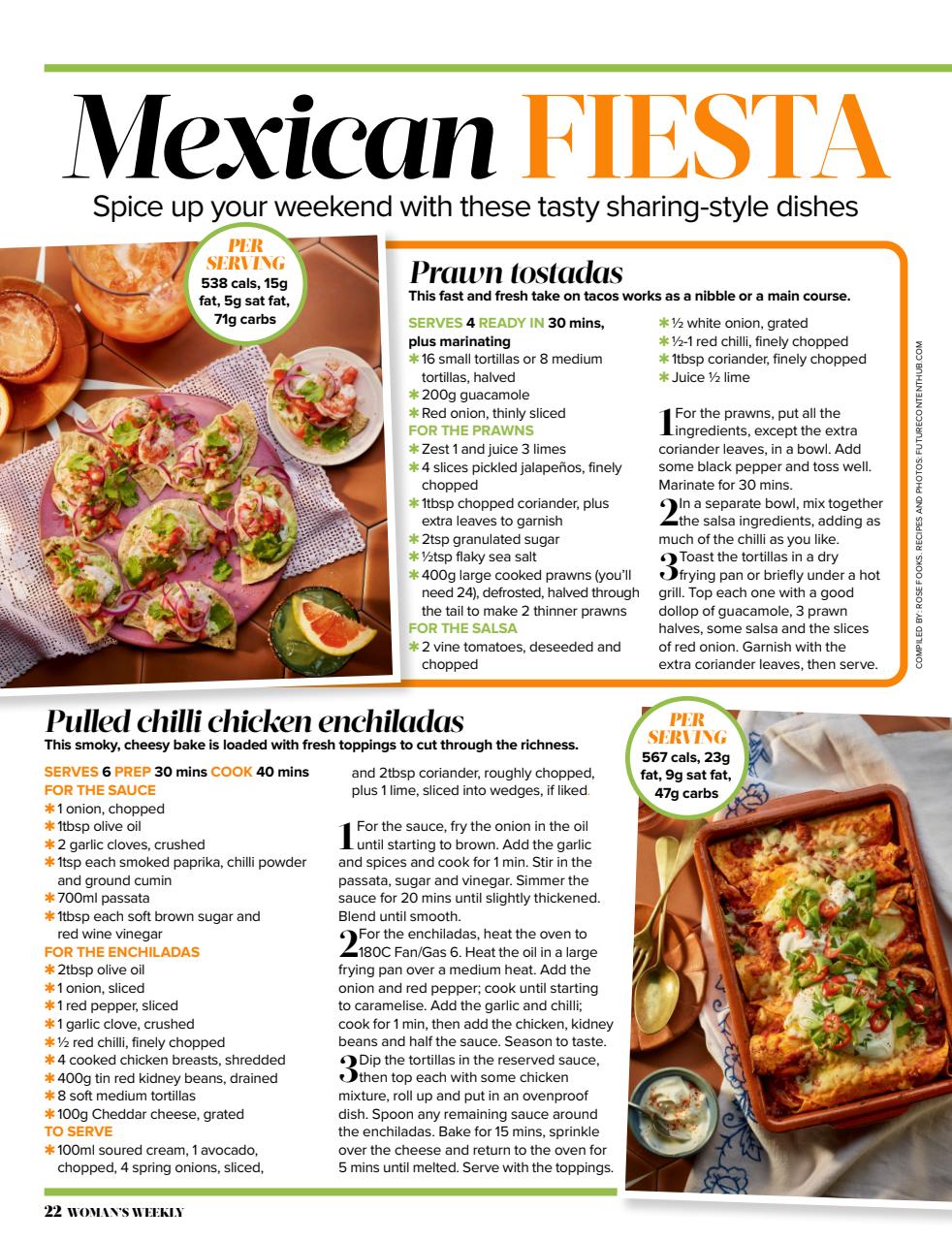 Woman's Weekly Preview Pages