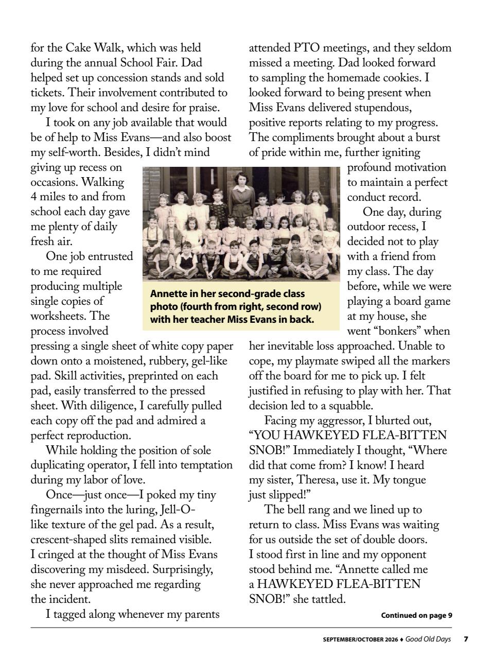 Good Old Days Preview Pages