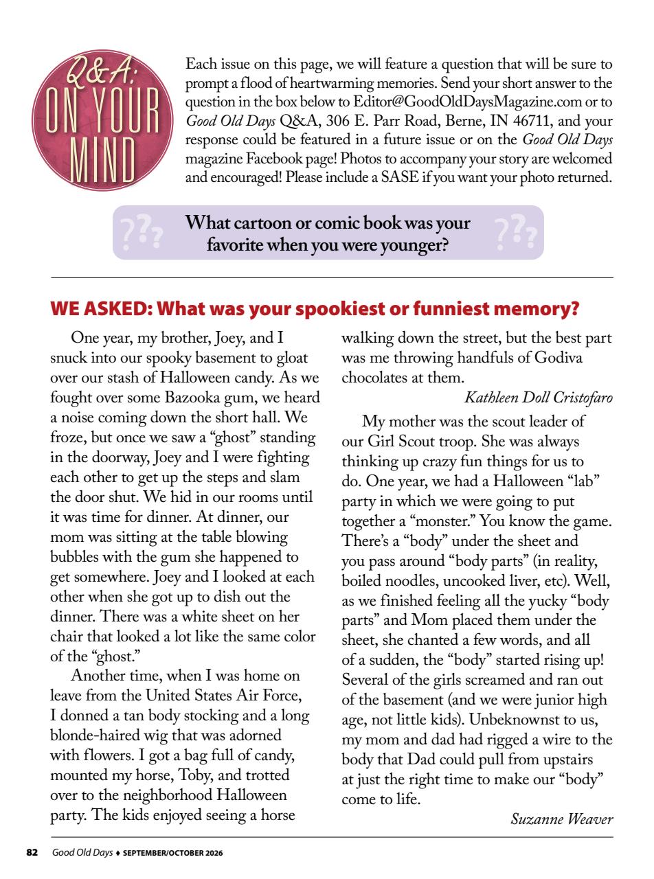 Good Old Days Preview Pages
