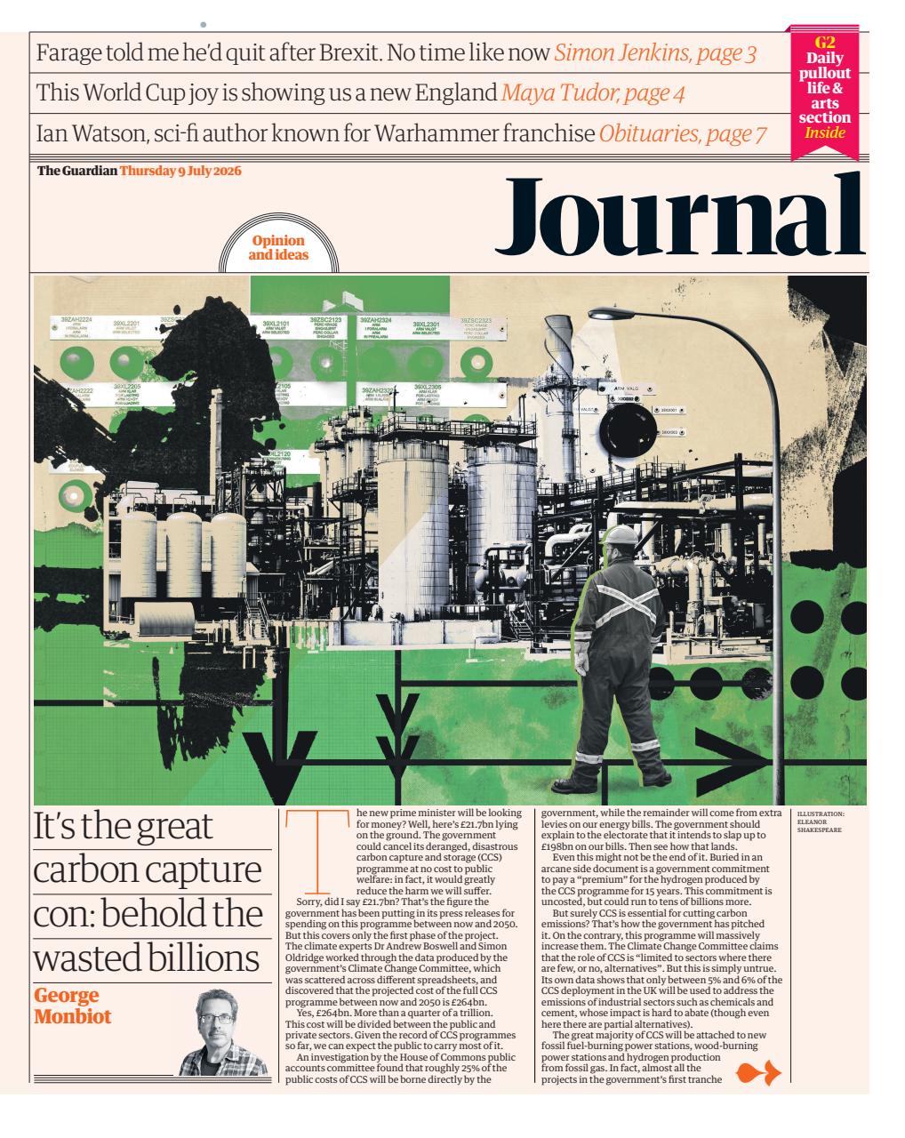 The Guardian Newspaper Preview Pages