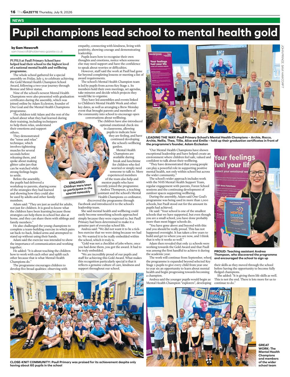 The Holderness & Hornsea Gazette Preview Pages