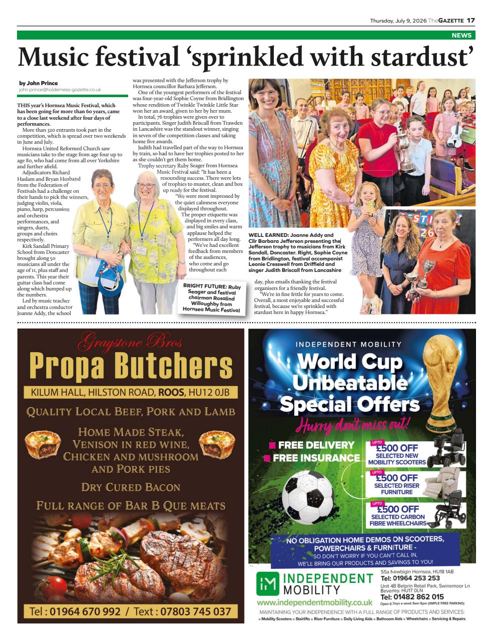 The Holderness & Hornsea Gazette Preview Pages