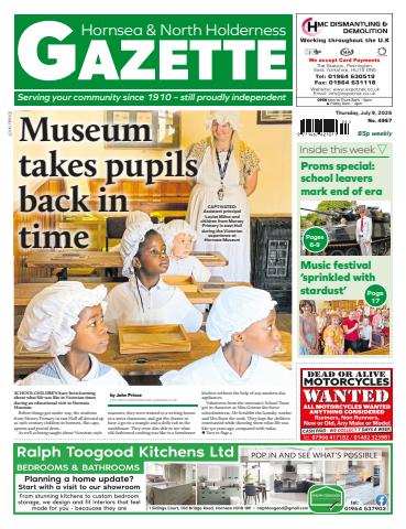 Hornsea Gazette July 9, 2026 issue Hornsea Gazette July 9, 2026