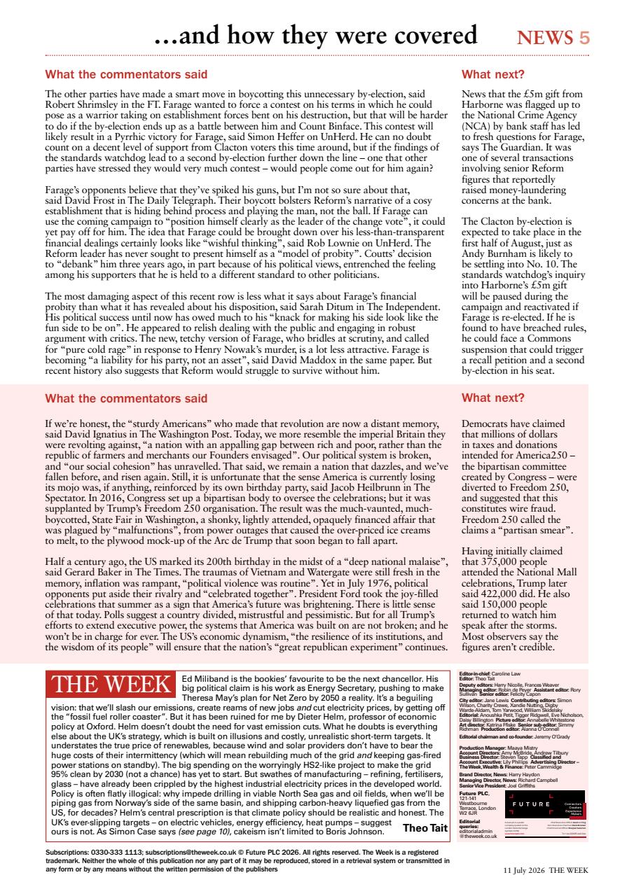 The Week Preview Pages