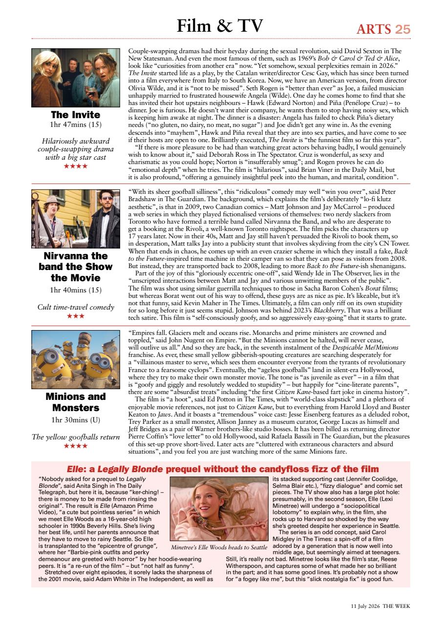 The Week Preview Pages