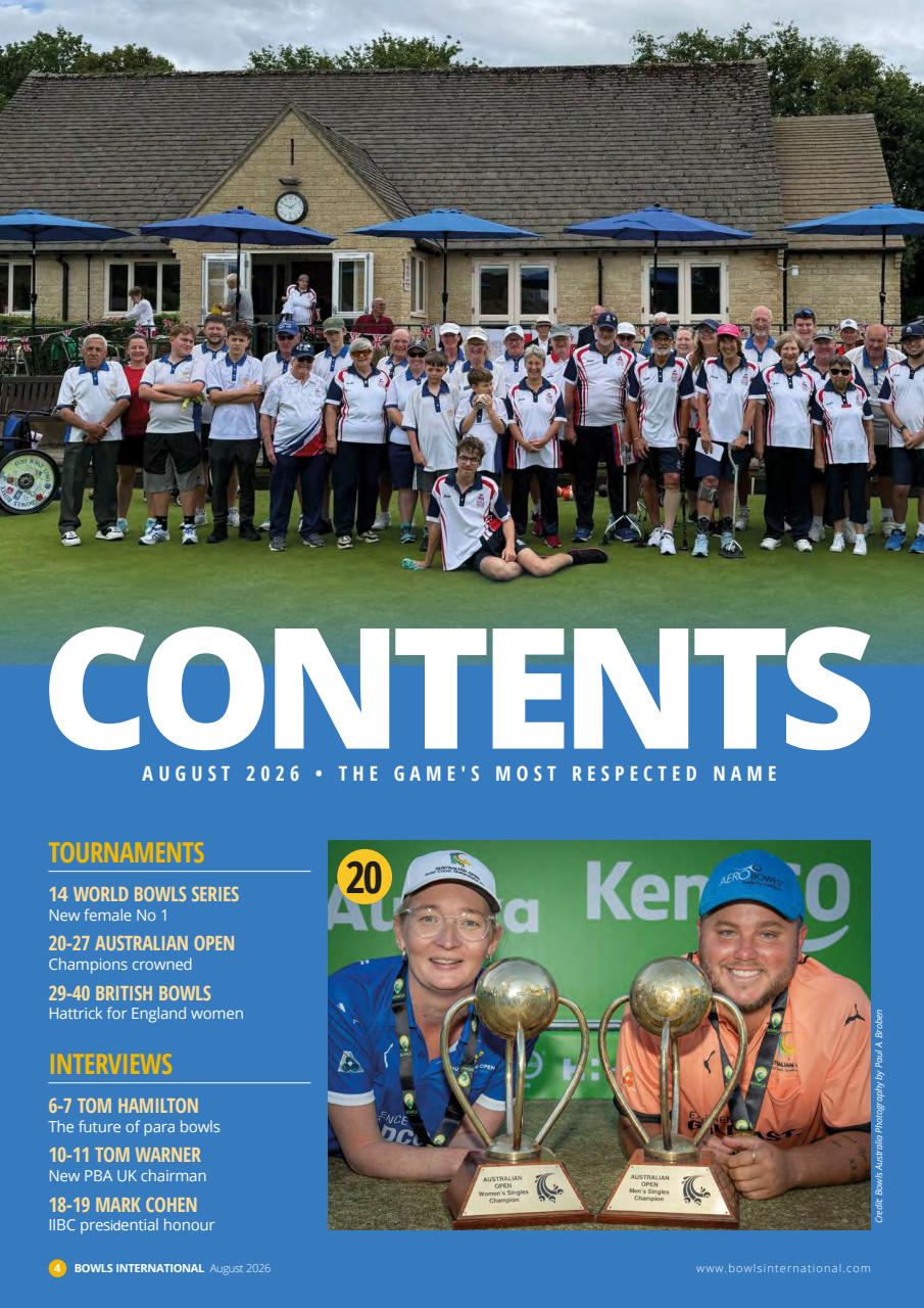 Bowls International Preview Pages