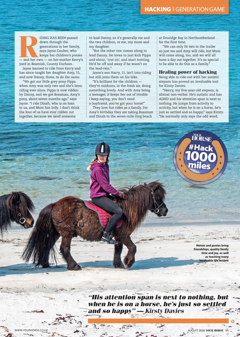 Your Horse Preview Pages