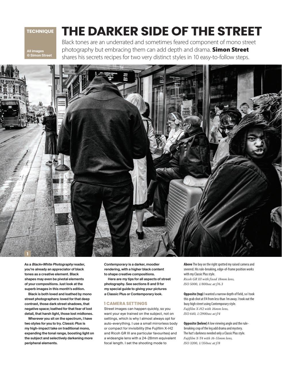 Black+White Photography Preview Pages