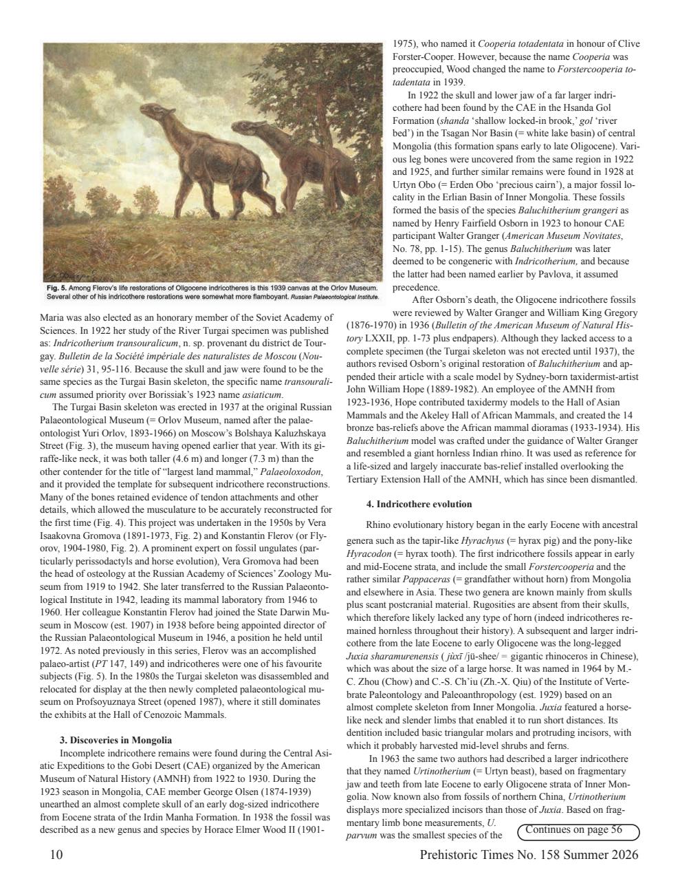 Prehistoric Times Preview Pages