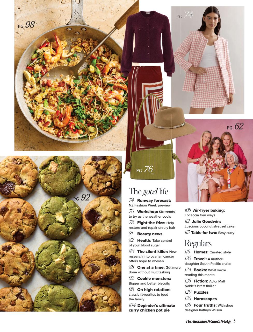 Australian Women's Weekly NZ Preview Pages