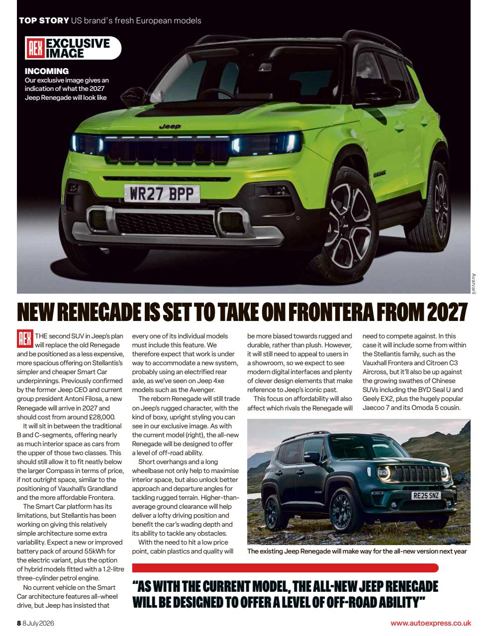 Auto Express Preview Pages