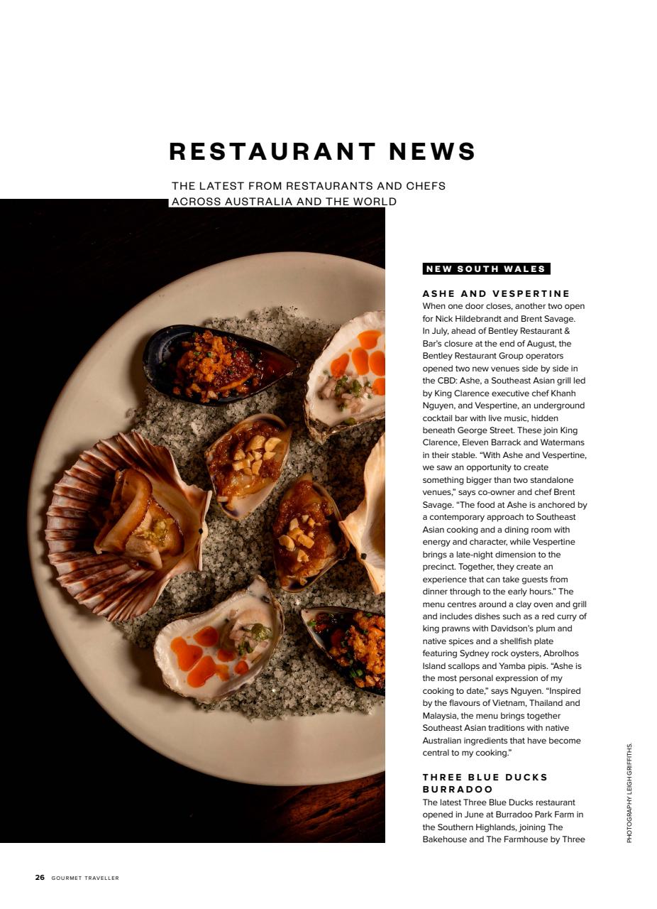 Australian Gourmet Traveller Preview Pages