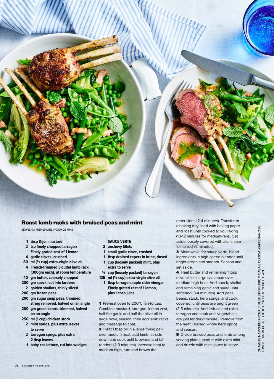 Australian Gourmet Traveller Preview Pages