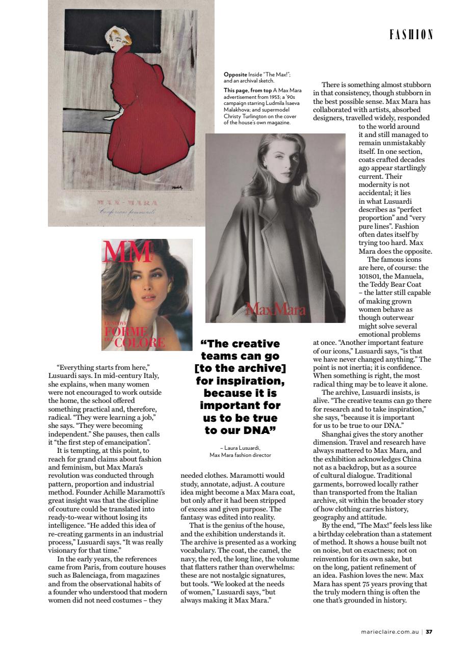 Marie Claire Australia Preview Pages