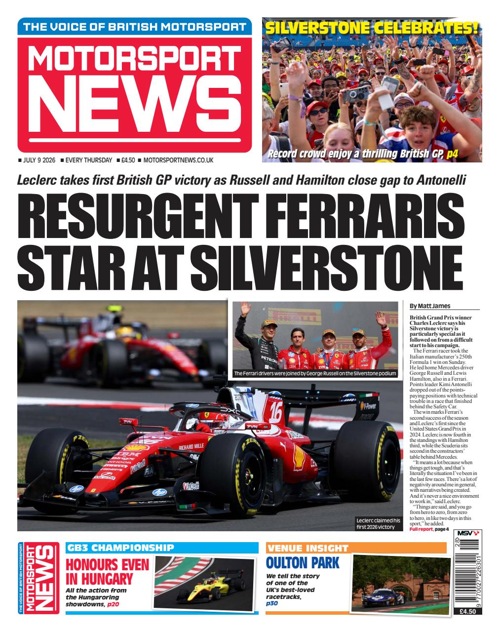 Motorsport News Preview Pages