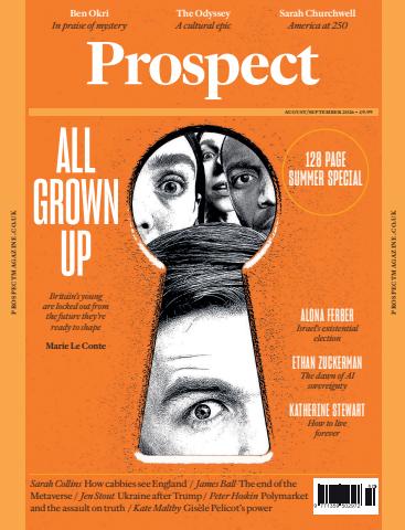 Prospect Magazine issue Aug/Sept 26