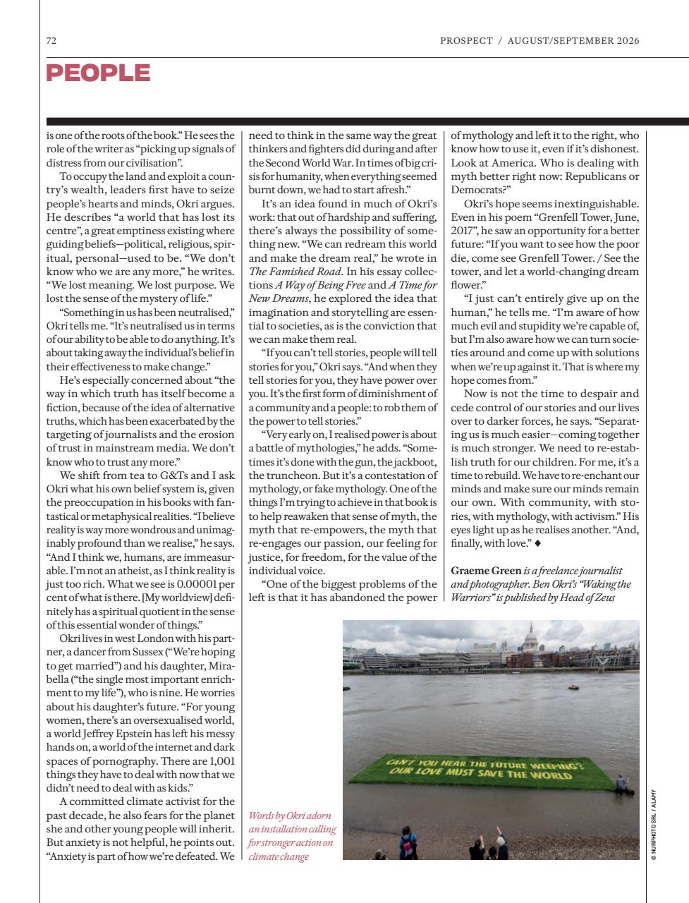 Prospect Magazine Preview Pages