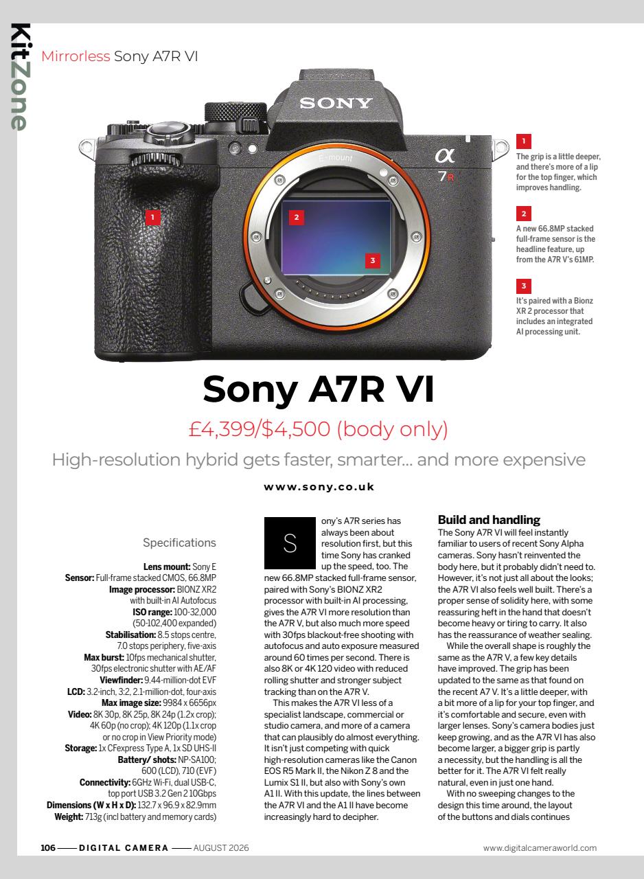 Digital Camera Magazine Preview Pages