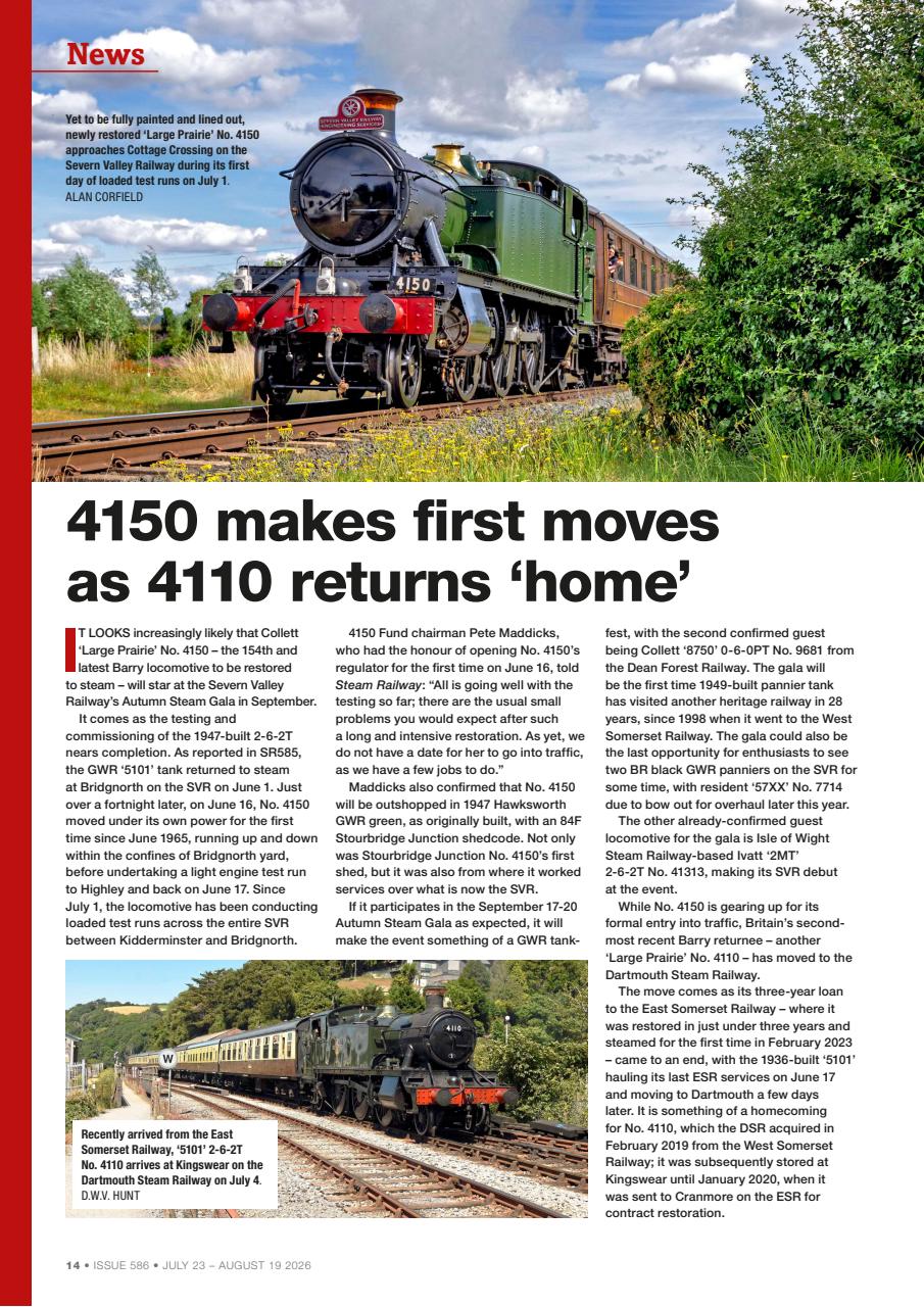 Steam Railway Preview Pages