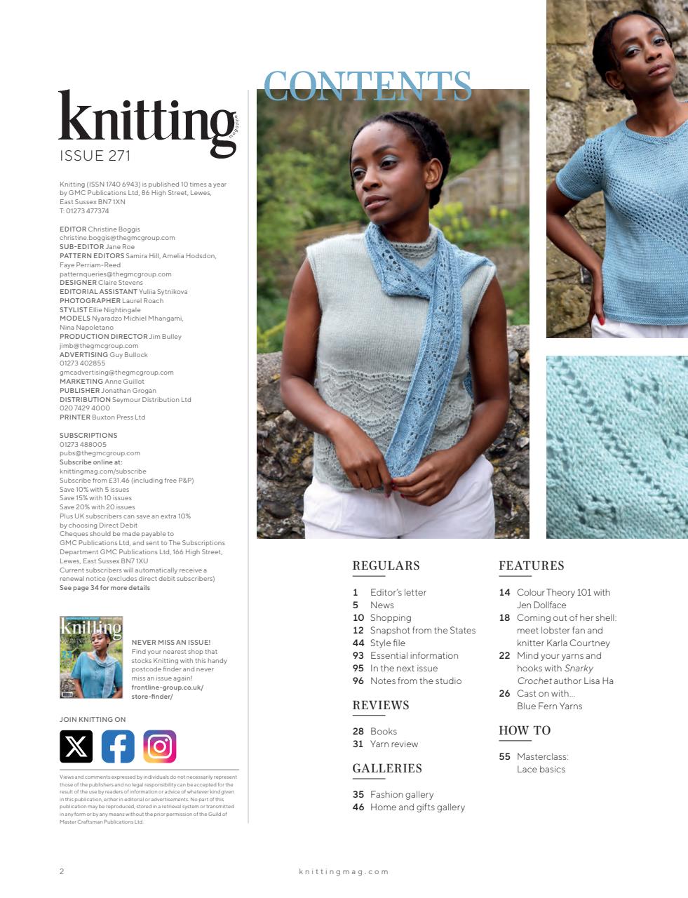Knitting Preview Pages