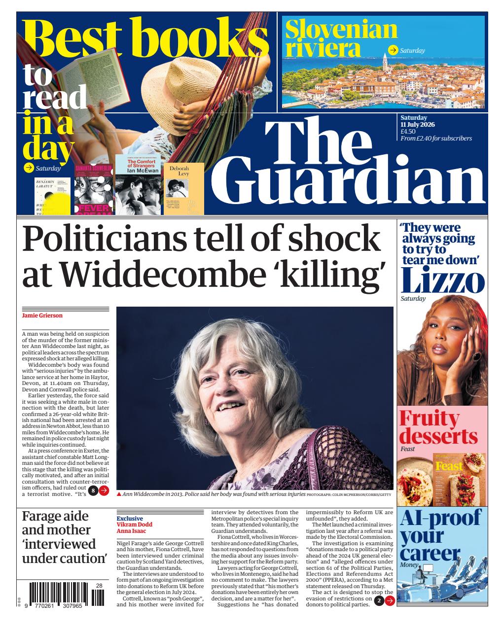 The Guardian Newspaper Preview Pages