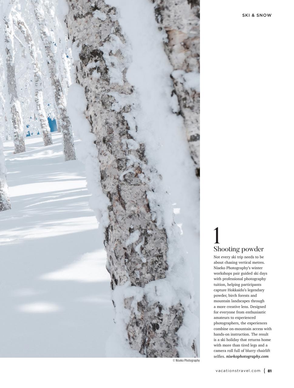Vacations & Travel Preview Pages