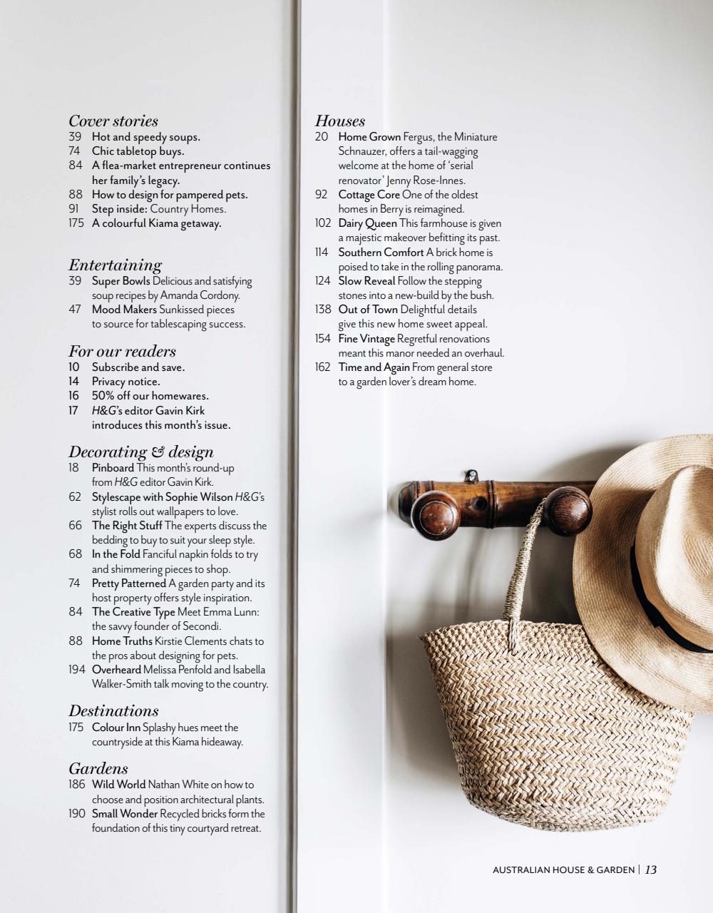 Australian House and Garden Preview Pages