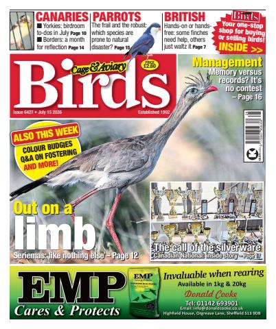 Cage & Aviary Birds issue 15th July 2026
