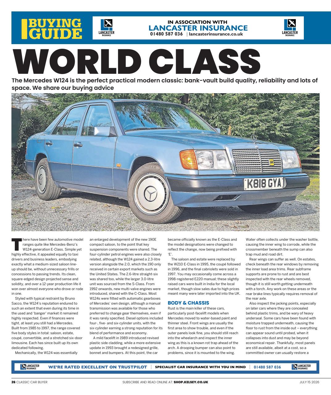 Classic Car Buyer Preview Pages