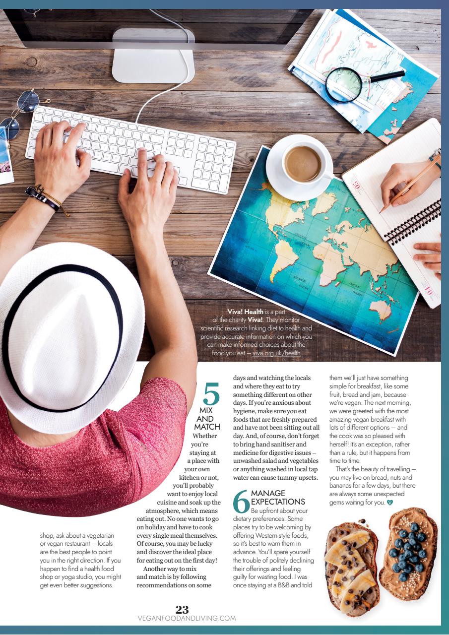 Vegan Food & Living Magazine Preview Pages