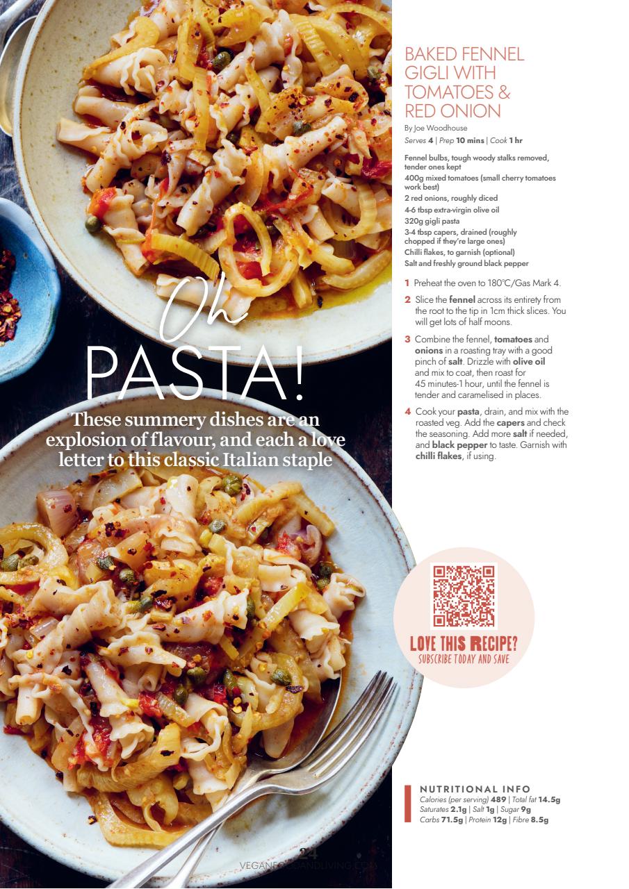 Vegan Food & Living Magazine Preview Pages