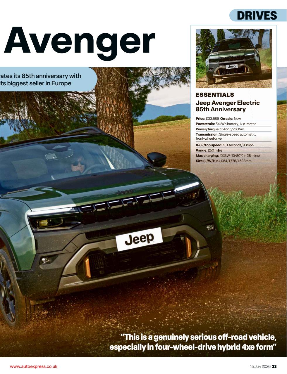 Auto Express Preview Pages