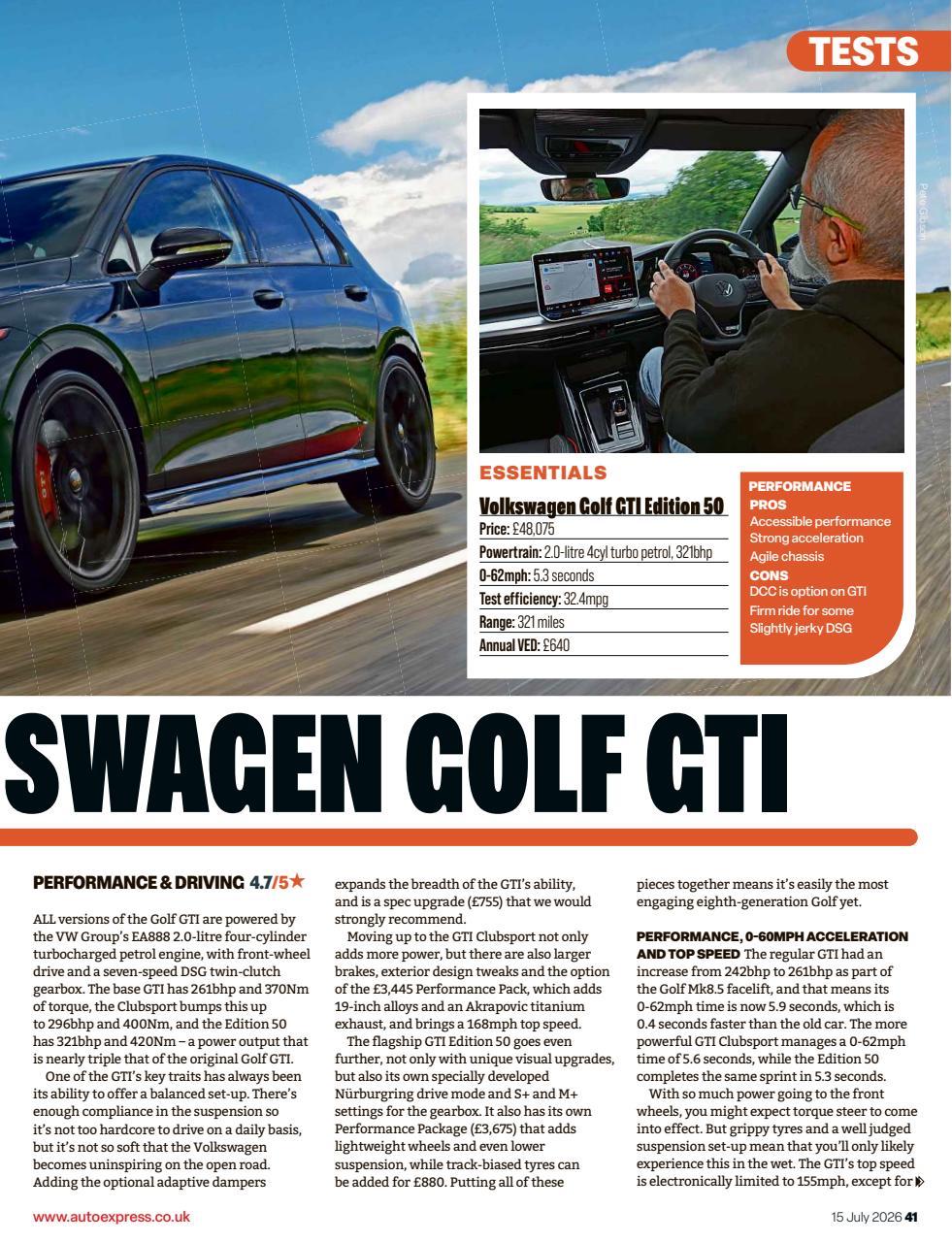 Auto Express Preview Pages