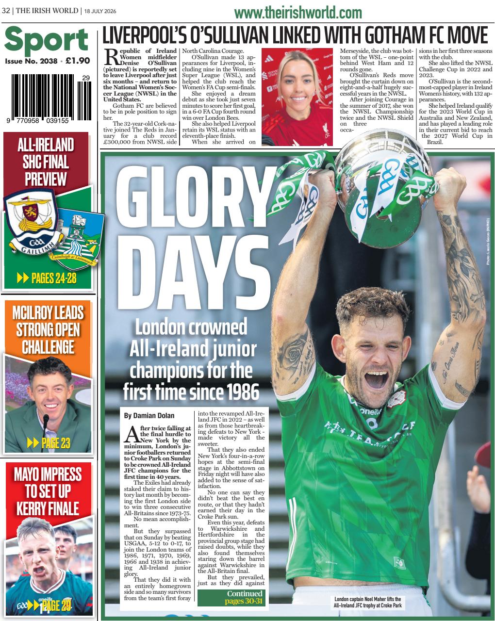 Irish World Preview Pages