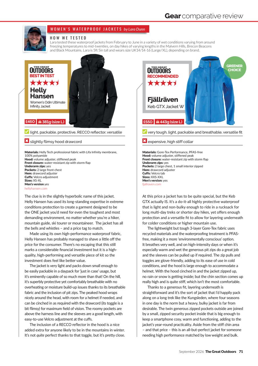 TGO - The Great Outdoors Magazine Preview Pages