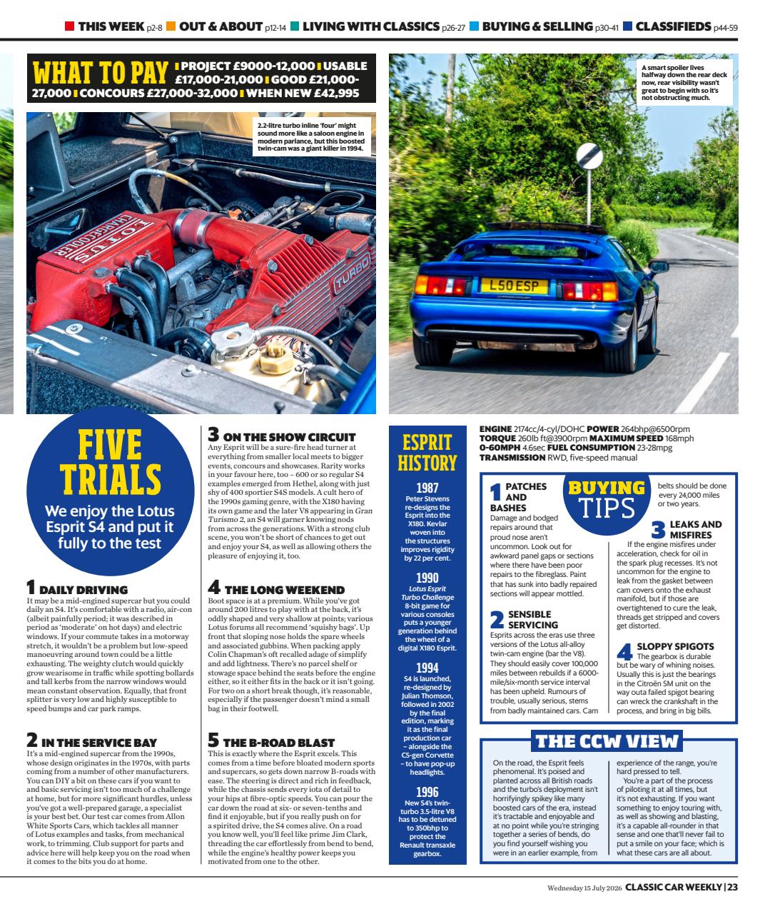 Classic Car Weekly Preview Pages