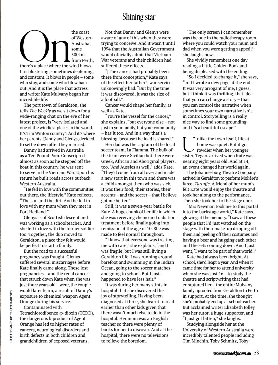 Australian Women's Weekly Preview Pages