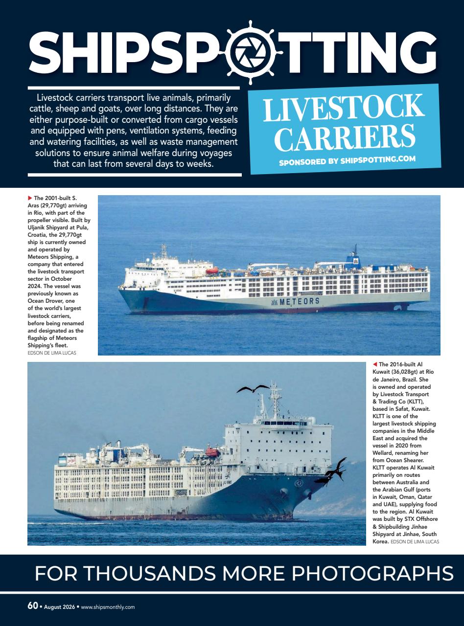 Ships Monthly Preview Pages