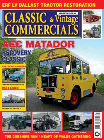 Classic & Vintage Commercials issue August 2026
