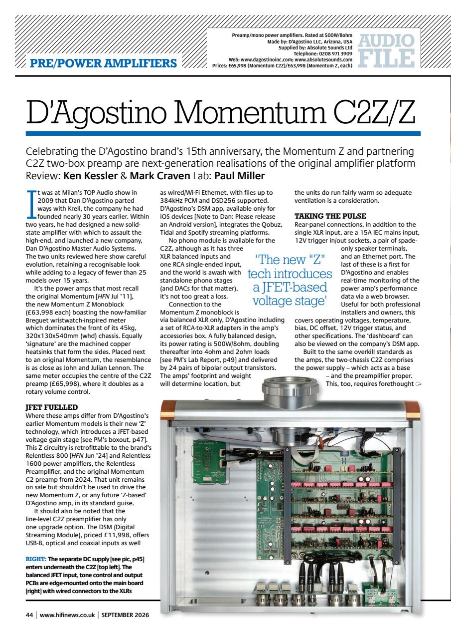 Hi-Fi News Preview Pages