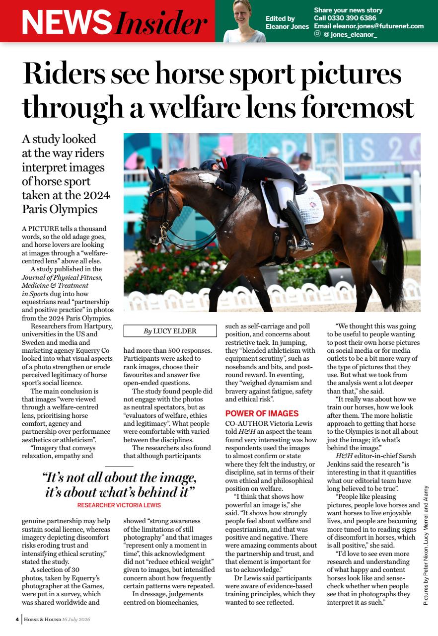 Horse & Hound Preview Pages
