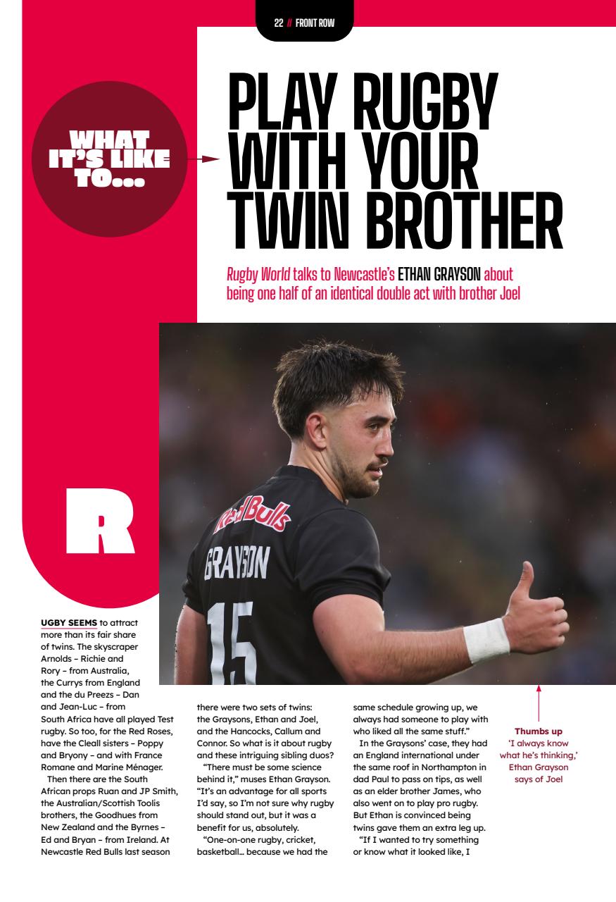 Rugby World Preview Pages